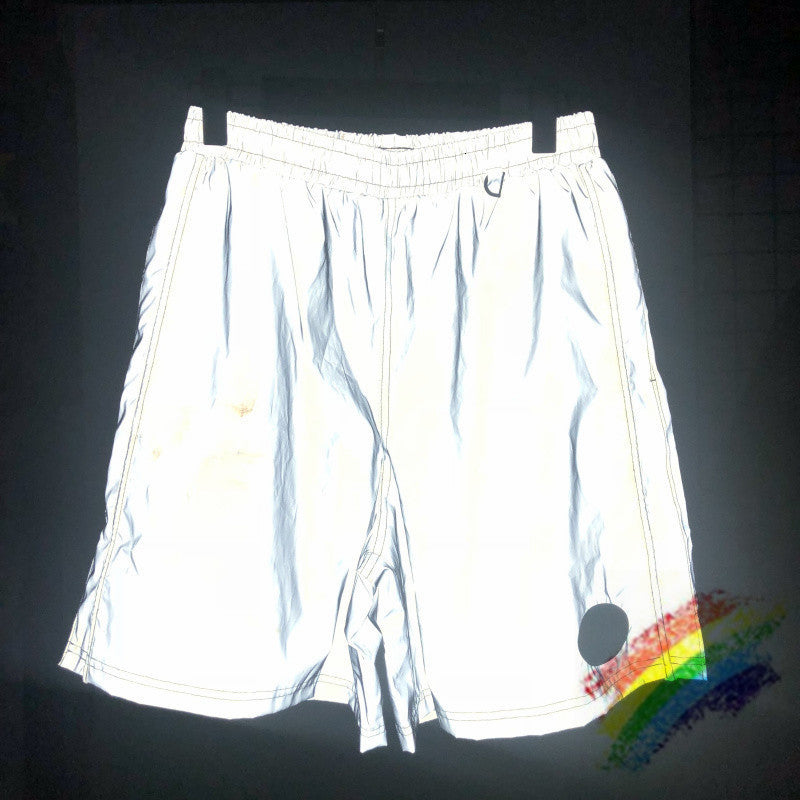 skirts Reflective Mesh WELLDONE Men Women quality Drawstring We11 Done WELL Beach Shorts