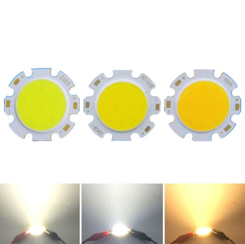 10pcs-lot Ultra Bright Bulbs Light Source 7W Chip COB LED 21-24V DC Warm Natural Cold White Lighting 700LM 28mm Circular Bulb Lamp