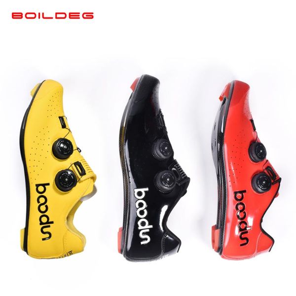Cycling Footwear Professional Road Shoes Ultralight Carbon Fiber Bicycle Racing Outdoor Sports Bike Self-Locking