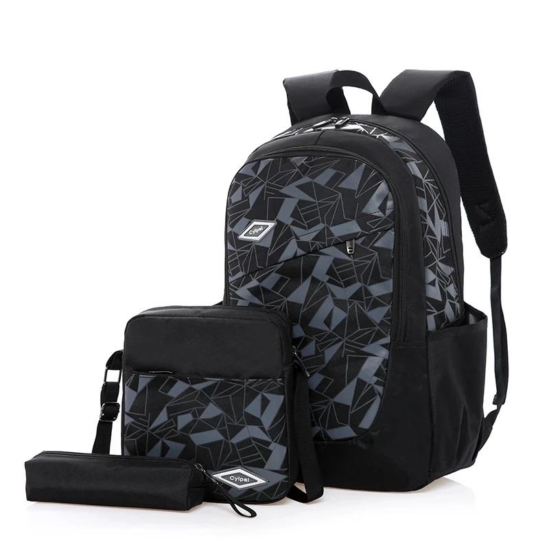 School Bags Waterproof Children Backpacks Set Kids Bag Girls Primary 3 Pcs Schoolbags Satchel Mochila Infantil