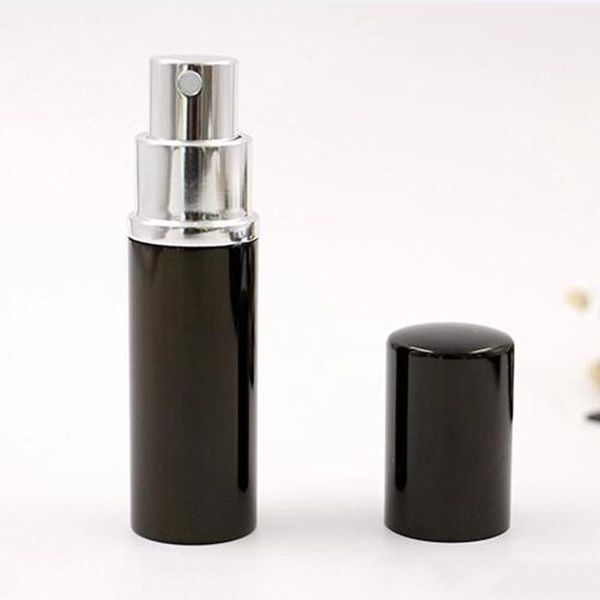 5 ml Black color 5ml Empty Perfume Bottle Mini Essential Oils Diffusers Refill Portable Refillable Atomizer Spray Cosmetic Containers Bottle