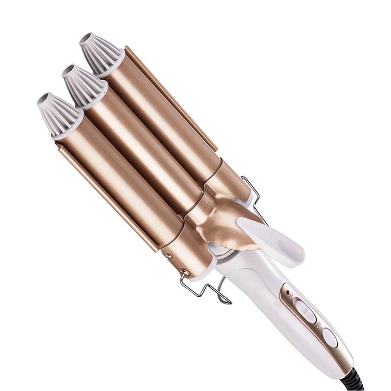Electric Hair Brushes Professional Tools Curling Iron Ceramic Triple Barrel Styler Waver Styling Curlers