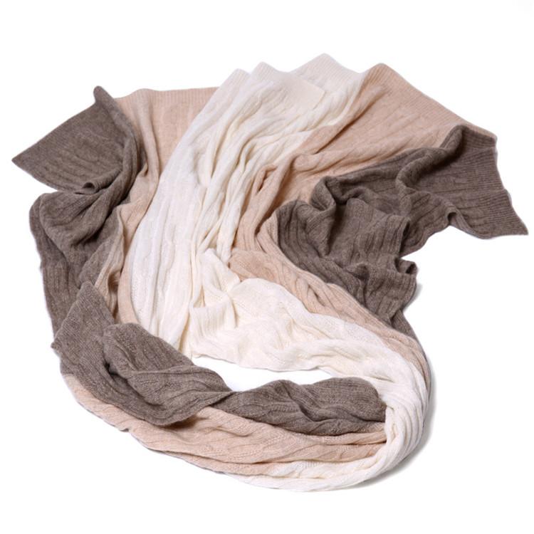 Scarves High Grade 100%cashmere Women Fashion Patchwork Color Scarfs Shawl Pashmina 70x200cm