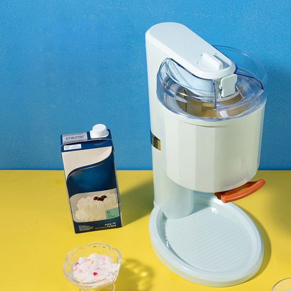 Household Yogurt Ice Cream Roll Machine Small Fruit IceCream Maker Smoothie Machine DIY 220V 20W 1L