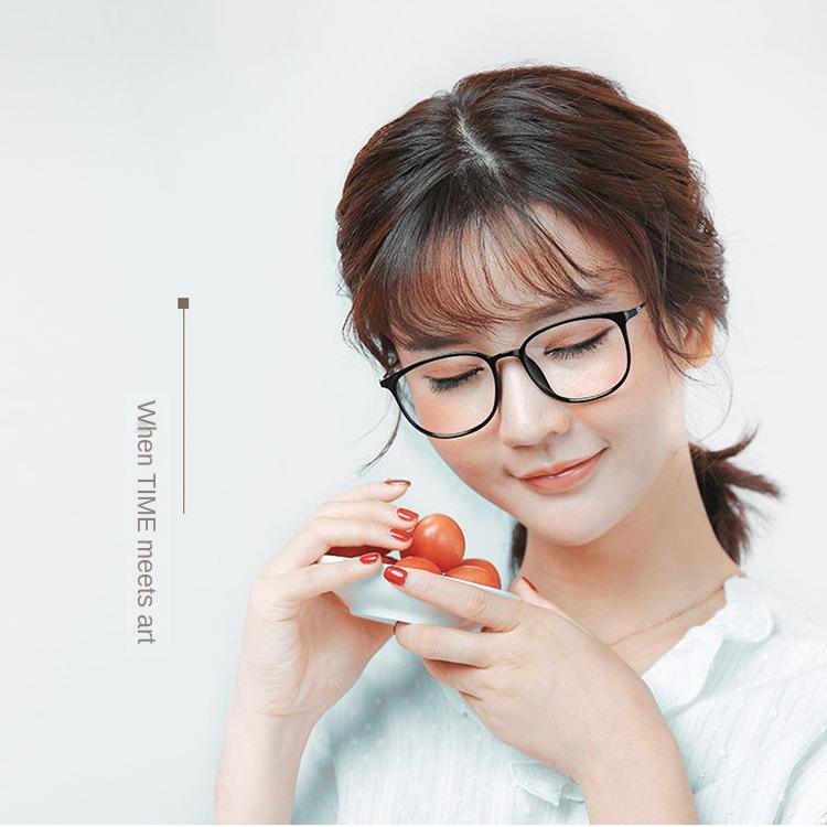 Fashion Sunglasses Frames Korean-style Ultra-light Imitation TR90 Plain Mirror Retro Box Optical Spectacle Frame Artistic With Myopia Glasse