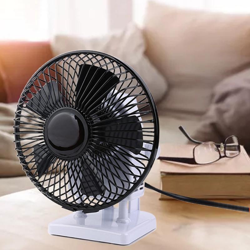 Laptop Cooling Pads EU Plug AC 220V 2 Speed Electric Fan Table 13cm Diameter Desk For Office Bedroom Home Dorms T84C