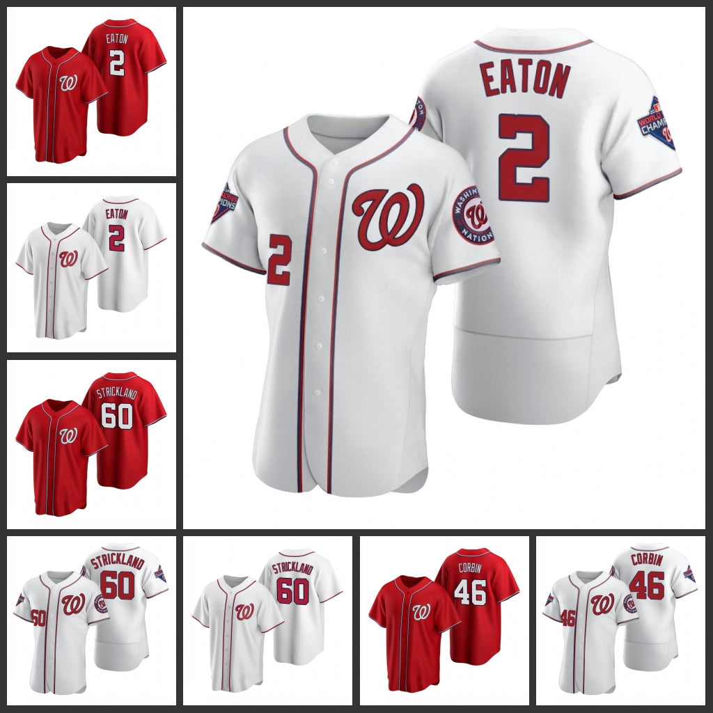 Washington&#13;Nationals&#13;Men Adam Eaton Hunter Strickland Patrick Corbin Women Youth Jersey