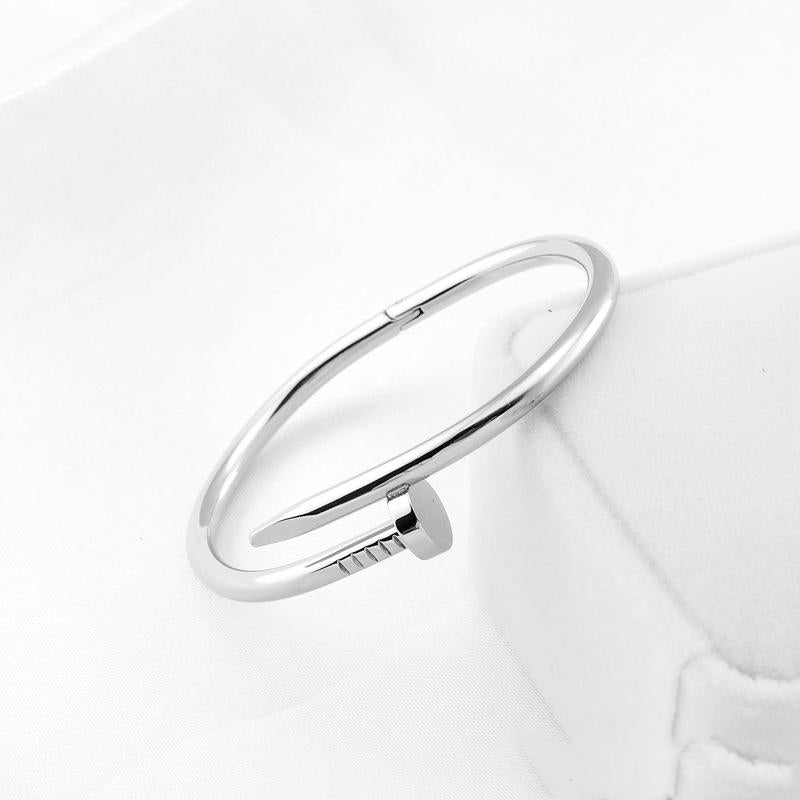 nail bracelets Love Bracelet mens gold Bangle luxury designer jewelry women Stainless steel golden plated not allergic never fade Bubble bag