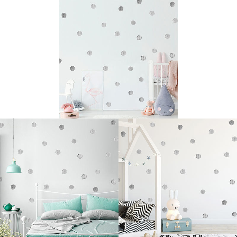 1Set Home Decals Removable Children Room Decoration Round Dot Multi-function 3Colors Waterproof Wall Sticker Cute Cartoon PVC