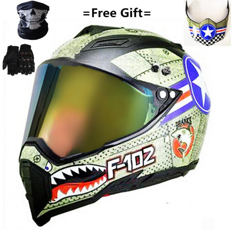 Motorcycle off-road helmet, men and women safety personality full helmets, the same styles are customized