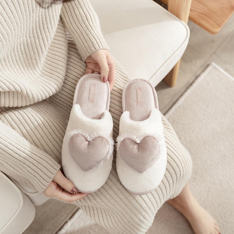 Slippers Sweet Loving Hearts Elephant Japanese Home Women Shoes Casual Office Non-slip Comfortable Indoor Slides Woman UIII