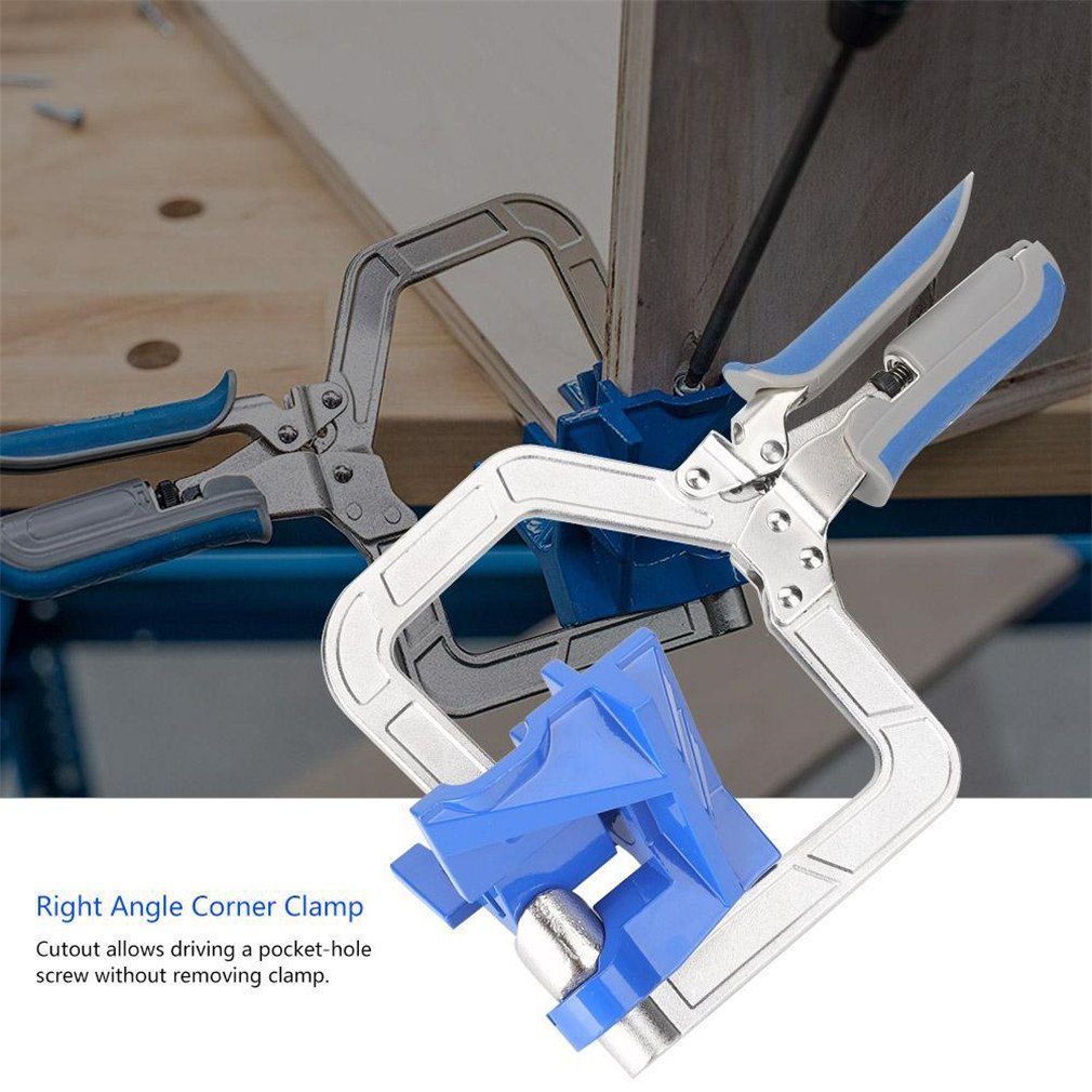 90-degrees Hooked wood processing Plug Photo Frame Quick Fixed angle Clip Household works Delivers products