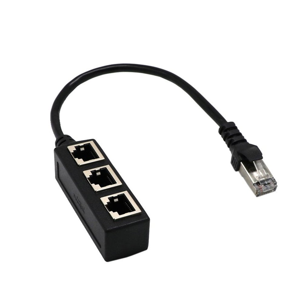 Splitter Ethernet RJ45 Cable Adapter 1 Male to 2-3 Female Port Lan Network Connector Wire Ethernet RJ45 Cable Adapter