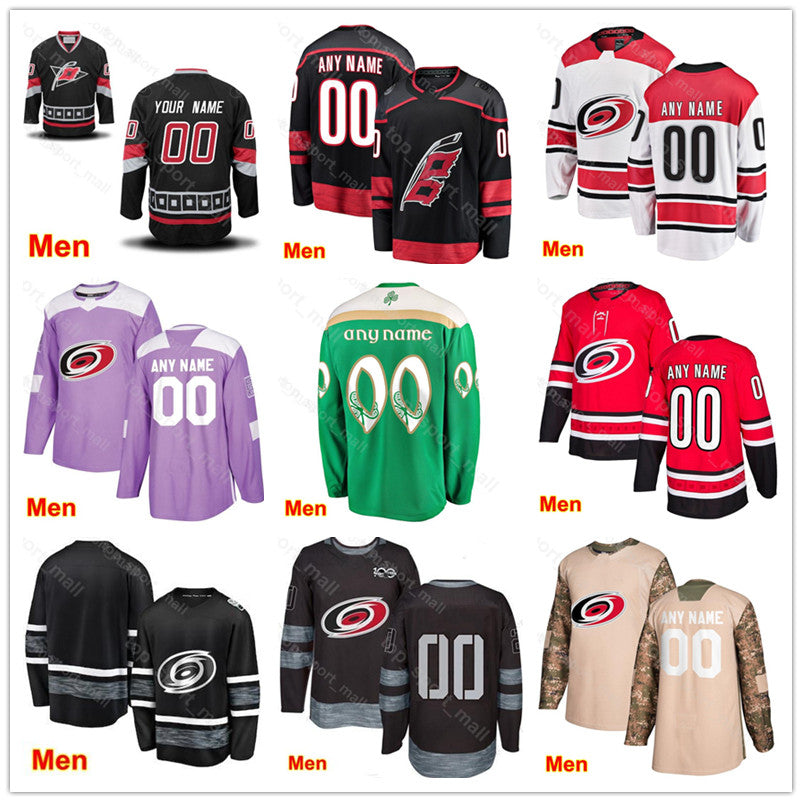 Carolina Hurricanes Hockey 56 Erik Haula Jersey 22 Brett Pesce 11 Staal 14 Justin Williams Justin Faulk 20 Sebastian Aho Patrick Marleau KIT shirt u