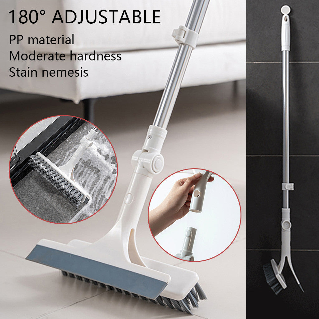 Cleaner 2 in 1 clean-up tool with elbow and straight-extension pole 45 &quot;telescopic fool washing equipment