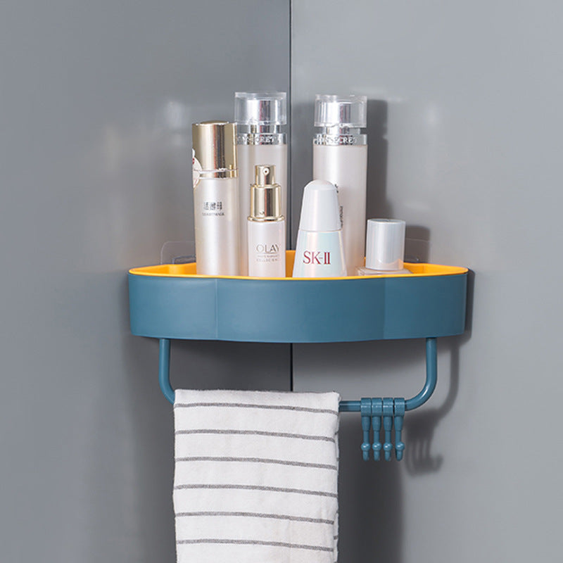 Multifunctional Bathroom Corner Shelf Adhesive Storage Rack Holder Shampoo Shower