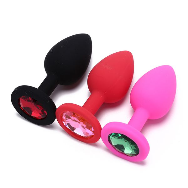 yutong naturey Silicone Anal Plug Massage Adult nature Toys For Women Or Man Butt Plugs