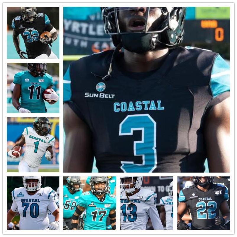 College Coastal Carolina Jai Williams Football stitched jerseys Jacqez Hairston Henderson Hazel Jarrett Guest Men Youth Kid