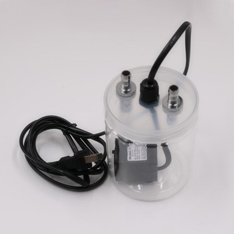 Liquid Cooling DIY Tank Pump PC Laptop Universal Computer Radiator USB Connection Soft Pipe Water Cooler Office Heat Dissipation Fans & Cool