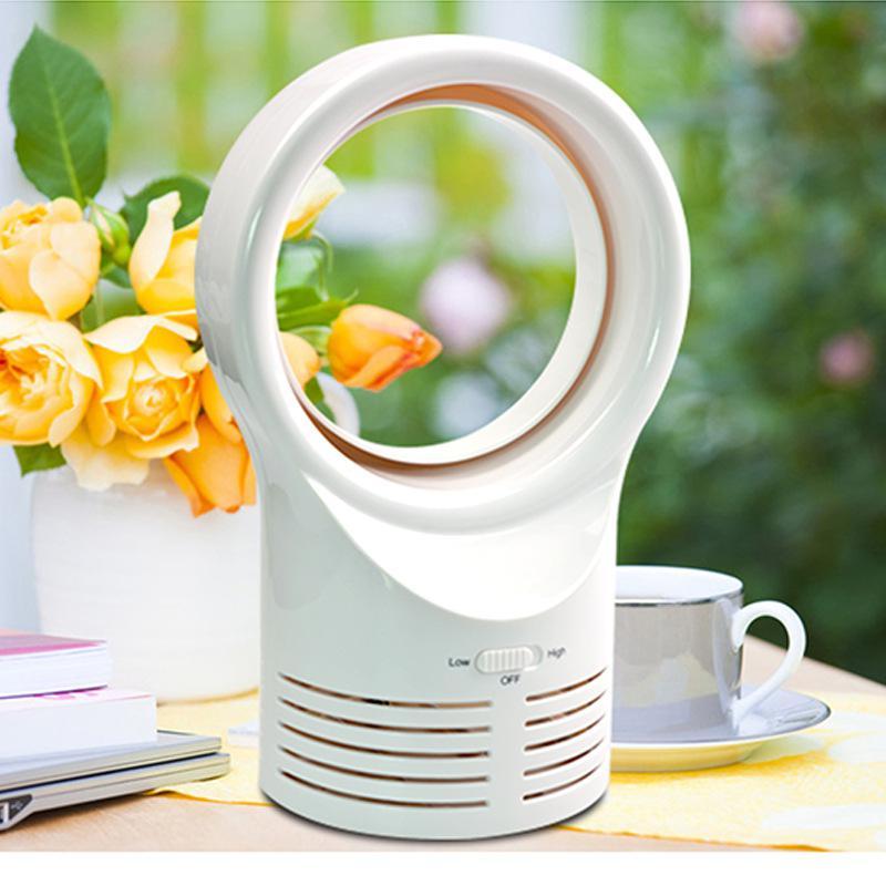 Mini Portable Desktop Bladeless Fan Cute No Fan-Leaf Cooler Cooling For Office Study Electric Fans