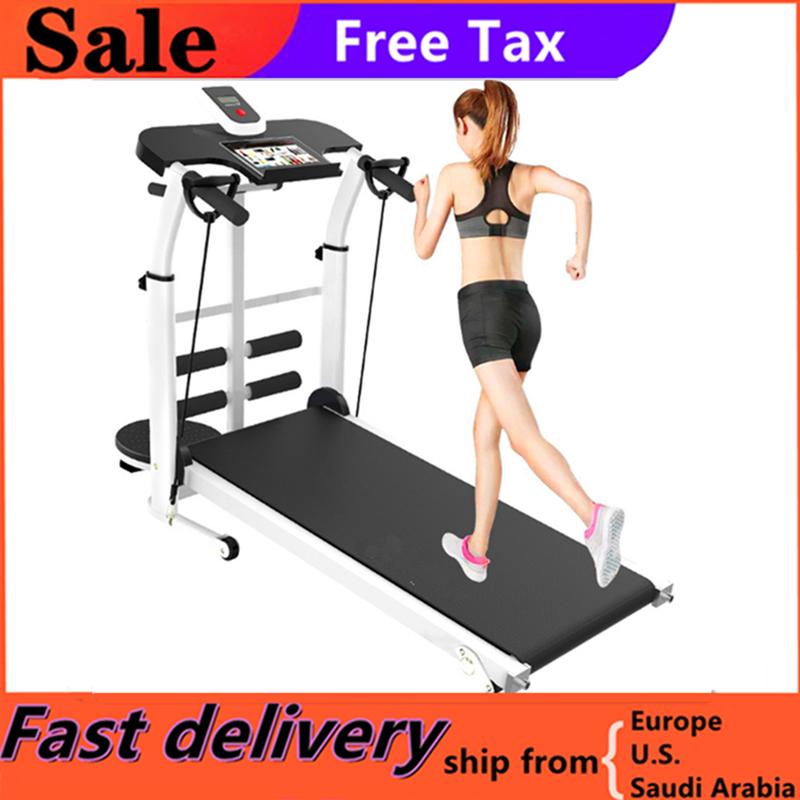 Treadmill Multi-functionfolding Mechanical Folding Fitness Equipment With Handrail Treadmilles