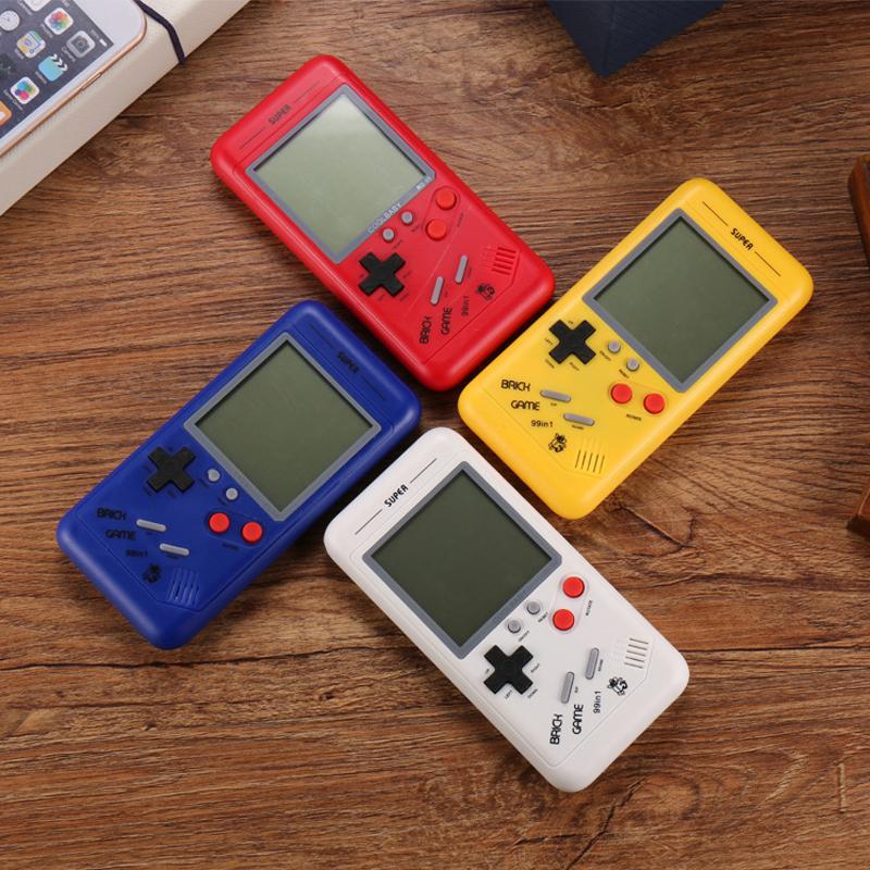 Portable Game Players Retro Classic Childhood Tetris Handheld LCD Electronic Games Toys Console Riddle Educational Gift