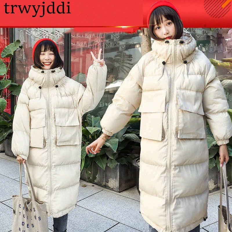Oversized Parka Coat Harajuku Winter Jacket Quilted Women Hood Long Plus Size Female Warm 2019 Lady Clothes Outerwear N133 I5PN#