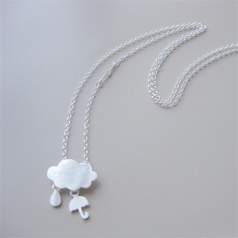 Pendant Necklaces Necklace Chain Lady Clound Umbrella Boho Jewelry Women&#039;s Statement Choker Neckless Kolye Bayan L1178