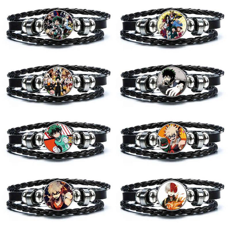 Charm Bracelets Anime My Hero Academia Hand Chain Wristband Wrist Strap Bracelet Jewelry Ornament Gift