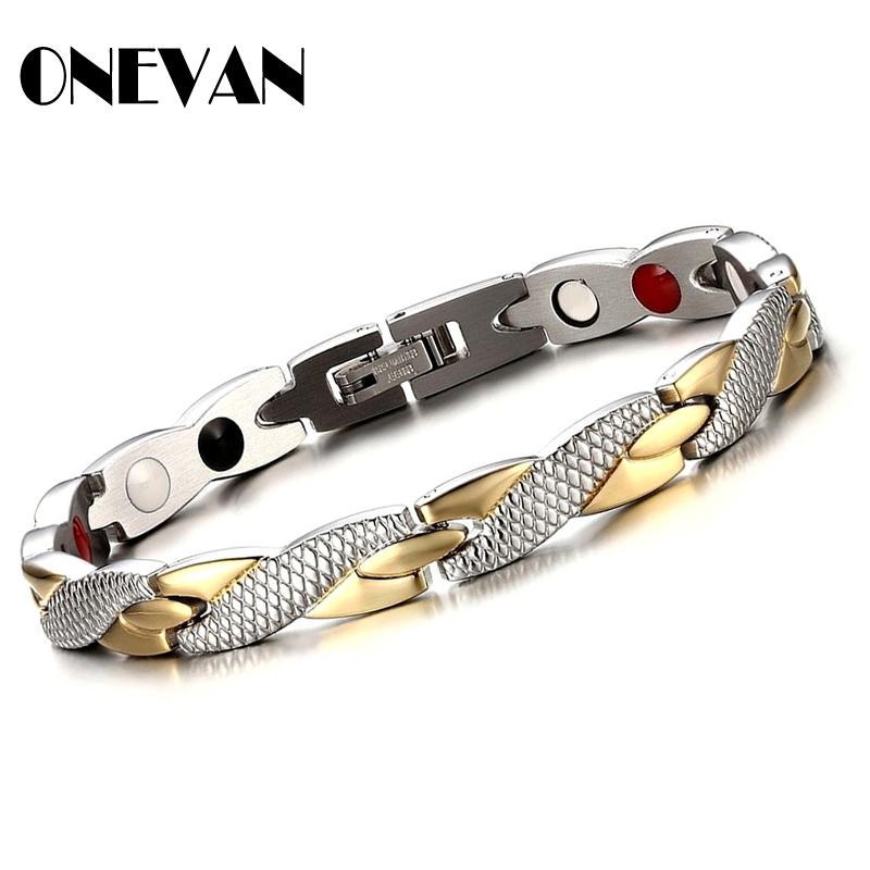 Link, Chain Twisted Healthy Magnetic Bracelet Power Therapy Bracelets 4 Colors Charm Jewelry For Women Men Gifts
