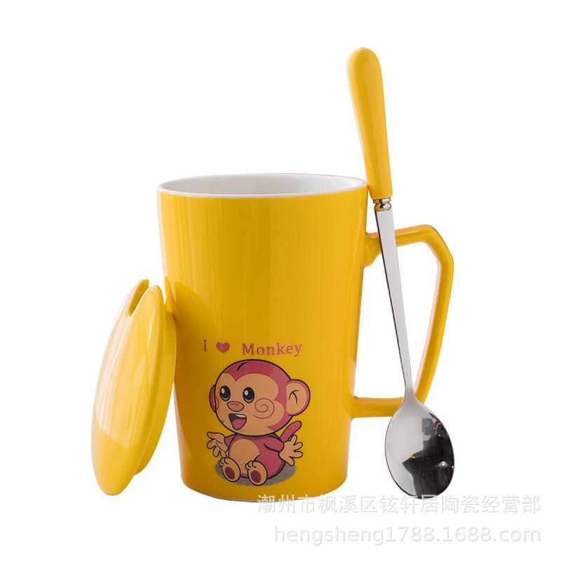 Mugs Creative Cute Mug 350ml Cat Kitty Ceramic Cup Tea Milk Coffee Cartoon Kitten - Totoro Home Office Gift Box