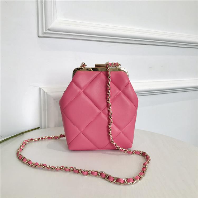 Evening Bags 2021 Rhombus Mobile Phone Bag Mini Cute Lipstick Coin Purse Chain Casual Fashion
