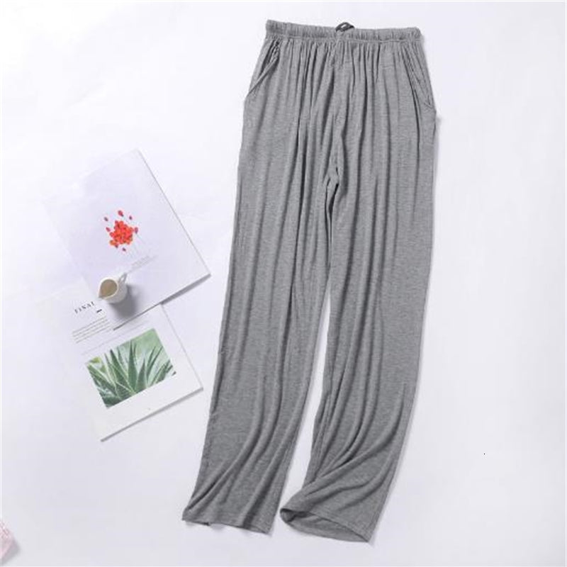 Women&#039;s Pants & Capris Autumn winter ladies sleepwear pant plus size sleep bottoms women modal cotton nightwear pajama pants loose lounge home