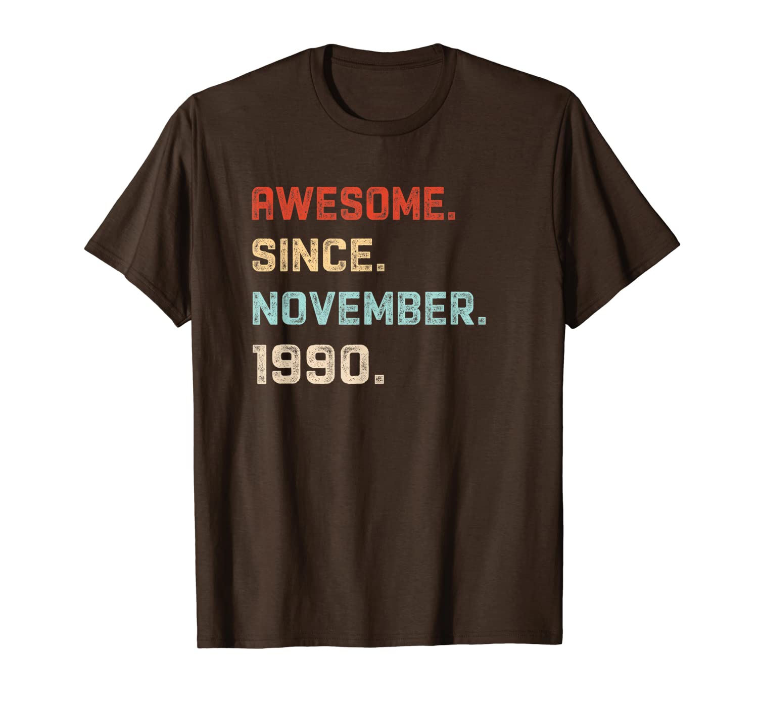 Awesome Since November 1990 Birthday Gift For 29 Years Old T-Shirt