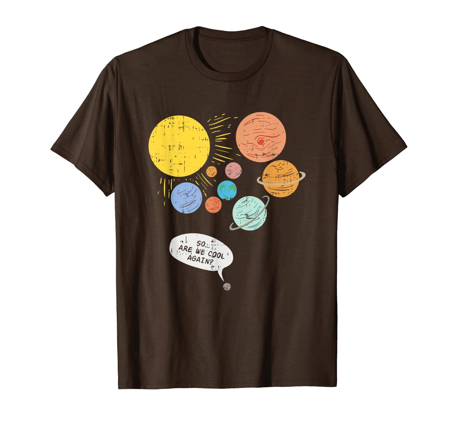 Pluto Planet, Funny Solar System Gift, Pluto Never Forget T-Shirt