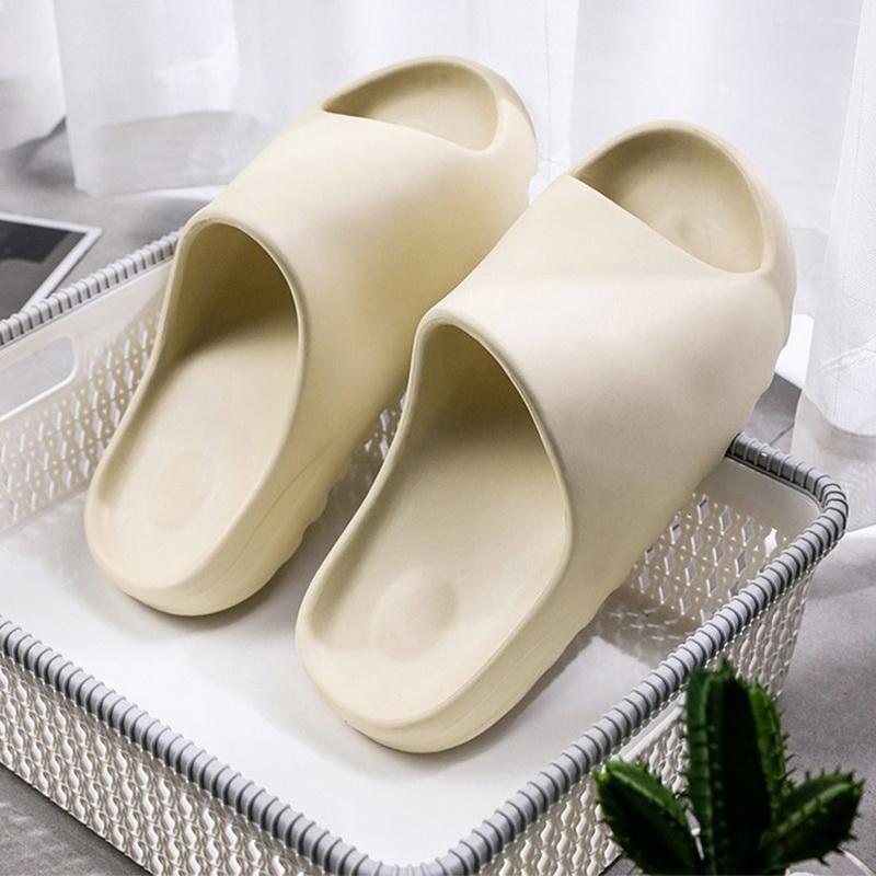 Slippers For Men Fashion Summer Solid Color Casual Home Slipper Shoes Eva Non-slip Beach Slides Shower