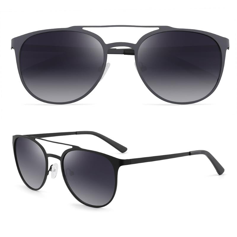 Fashion Sunglasses Frames Spot Excellent Design Oval Gradient Color Full Rim Metal Frame Polarized UV400