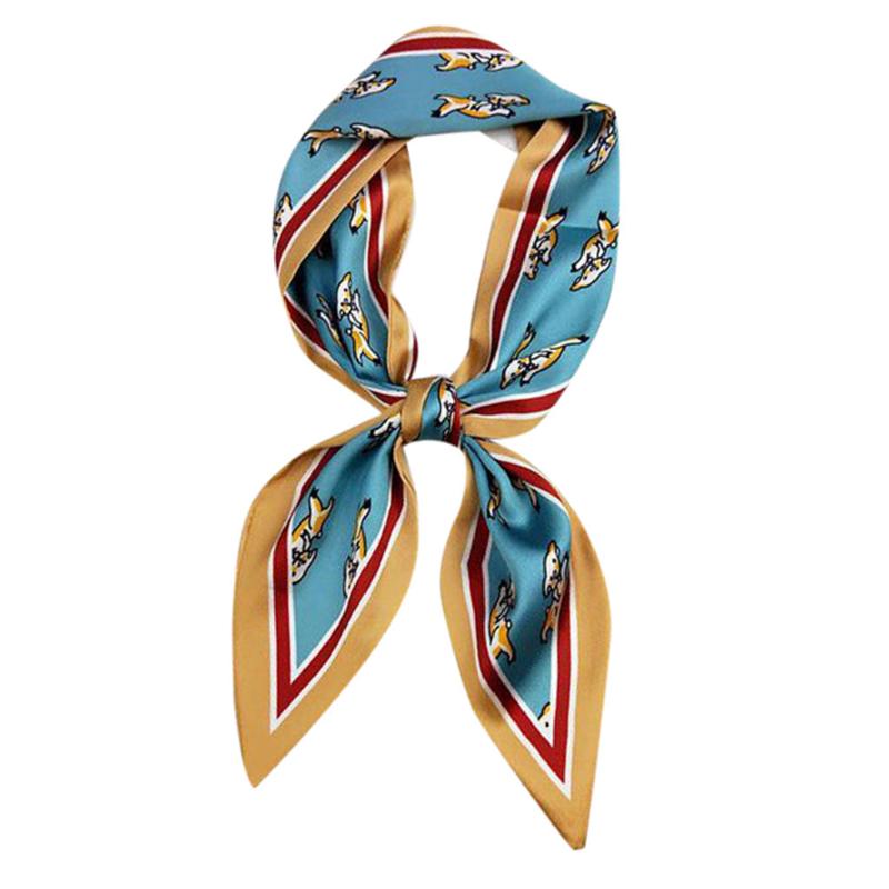 Scarves Design Fashion Neck Scarf Women&#039;s Satin Silk Feels Formal Square Hair Wrapped Mother&#039;s Day Gift