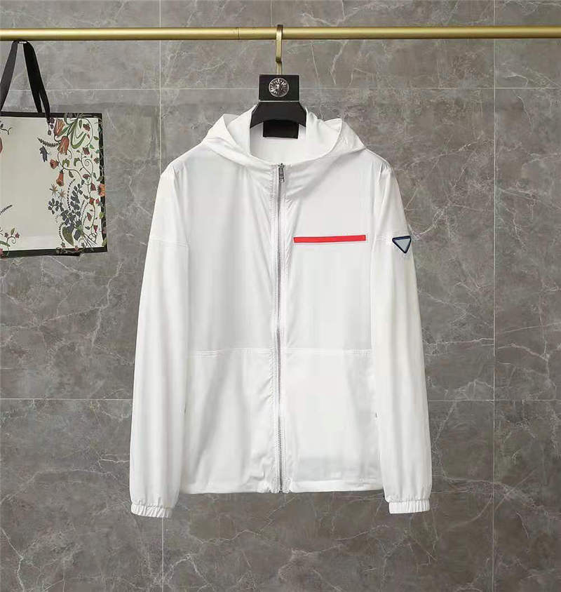 Fashion Mens Jacket Spring Autumn Outwear Windbreaker Hoodie Zipper Fashion Hooded Jackets Coat Outside Sport Asian Size Men&#039;s Clothing