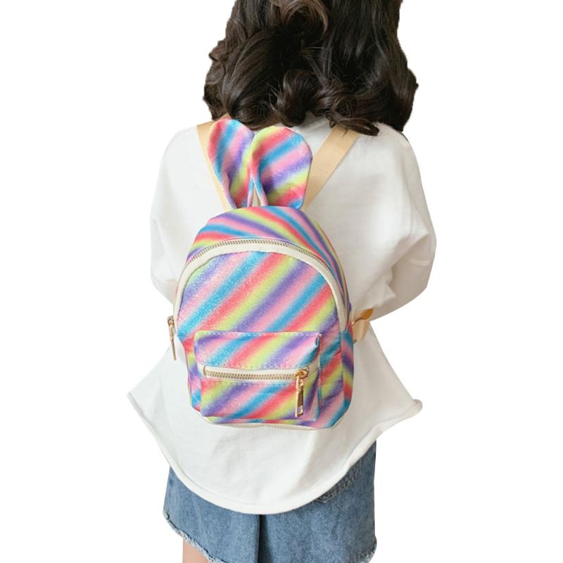 School Bags Kids Girls Backpacks Cute Colorful Ear Backpack Fashion Small For Children Girl