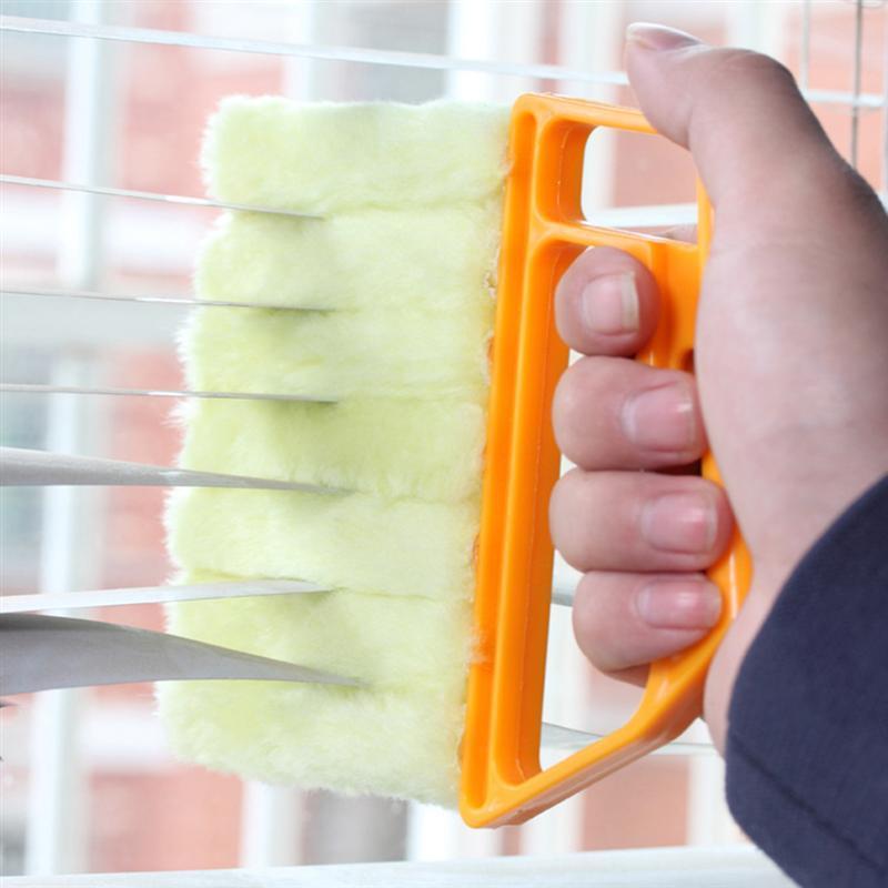 Useful Microfiber Window Cleaning Brush Air Conditioner Duster Cleaner with Washable Blinds