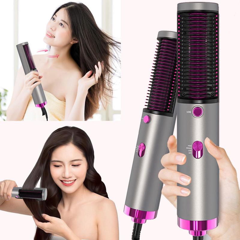 Electric Hair Brushes Infrared Brush Private Label Air Pick Comb One Step Dryer Fast Straightener Volumizer