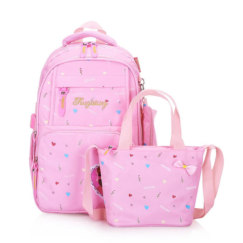 School Bags 2021 Floral Girls Backpacks Princess For Set Children Backpack Kids Book