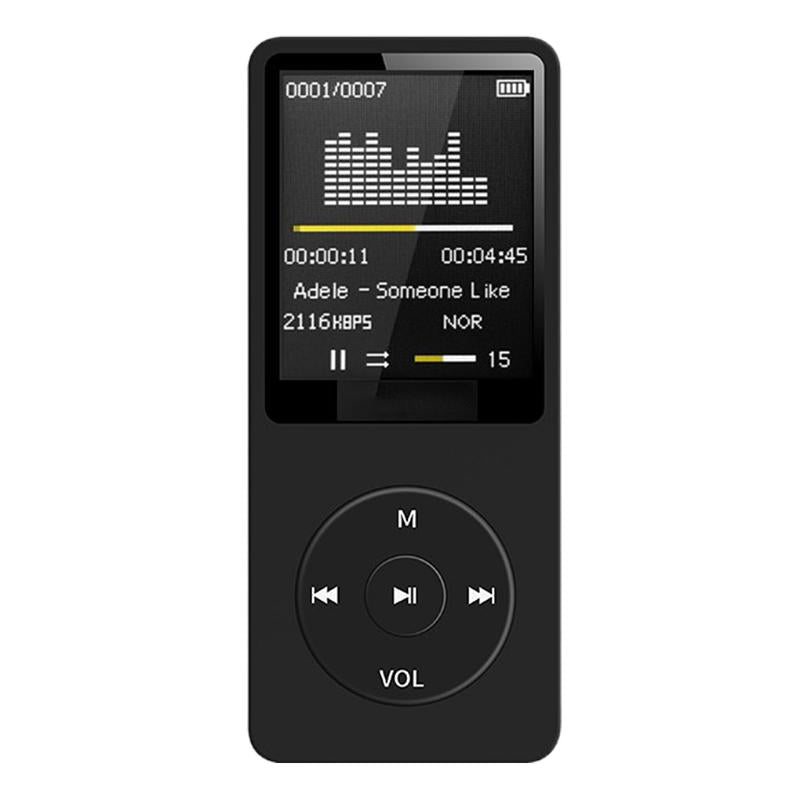 & MP4 Players 1.8 Inch MP3 Player LCD Screen FM WAV Radio Video Hifi Games Movies E-Books Music Support SD Card