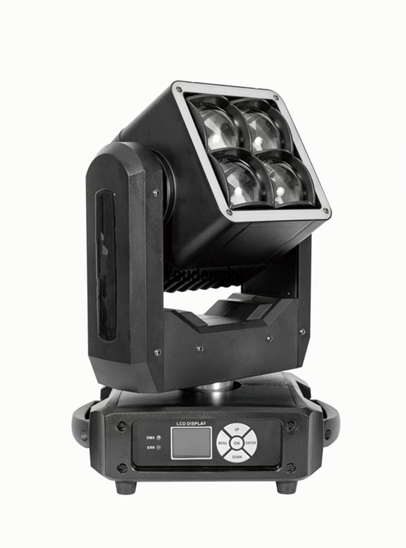 2pcs New 4x60W 4in1 rgbw LED Zoom Wash Moving Head with RGB Moving Head led stage light dj equipment for sale