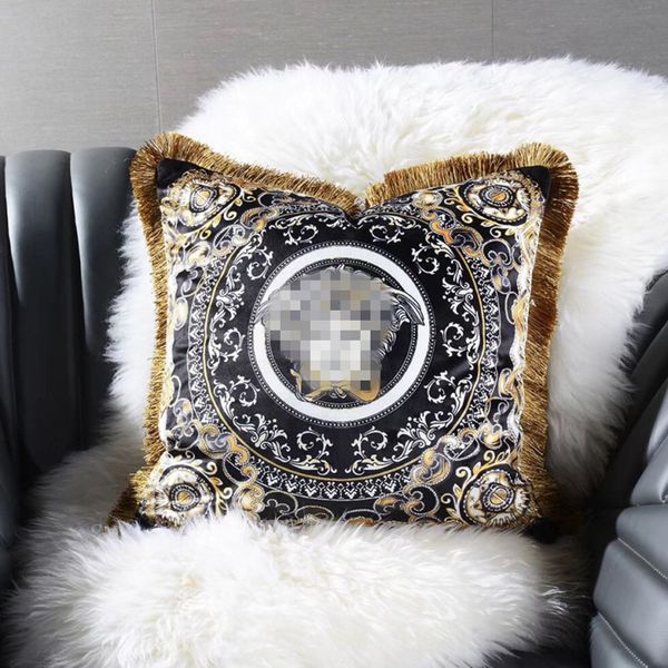 45*45cm Pillow Case Designs European Luxury Cushion-Decorative Pillows High Quality Sofa Cushion Bedroom Pillowcase With Tassel 46 Styles fo