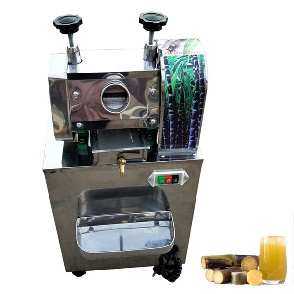 Commercial Stainless Steel Sugarcane Juicer Machine Electric Saccharum Processing Equipment Sugar Cane Extractor