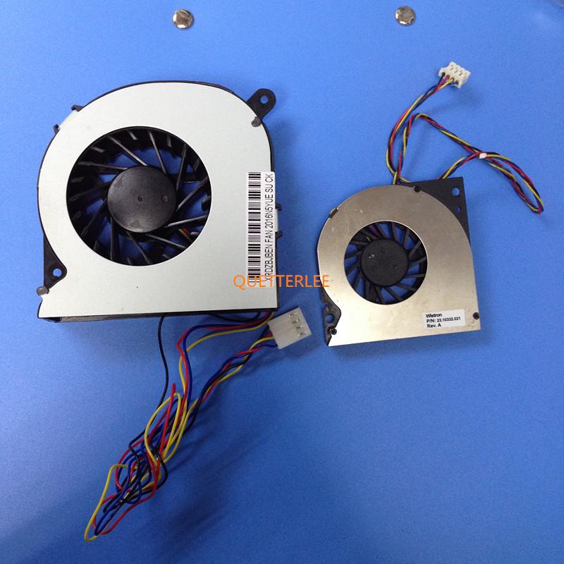 Laptop Cooling Pads Pair 4 Pin Laptops Replacement Accessories Cpu Fans Fit For LENOVO B305 Notebook Computer Cooler And VGA