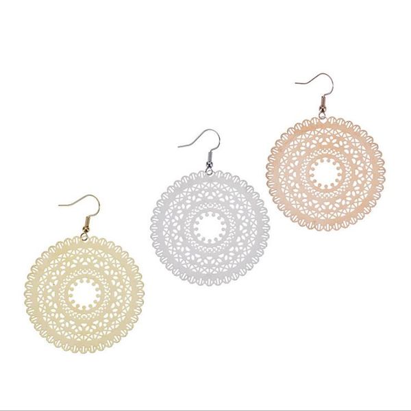 women&#039;s round circle Hoop Huggie earrings GSFE008 fashion gift national style women DIY jewelry earring