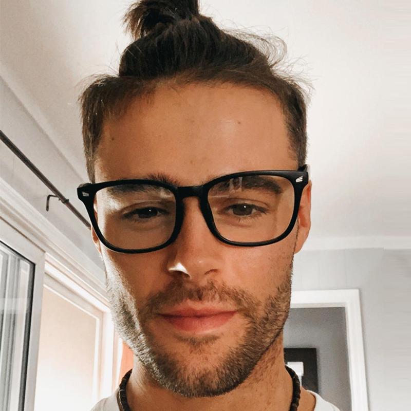 Sunglasses Blue Light Blocking Glasses Men Women Vintage Classic Eyeglasses Frame Square Black Optical Computer Gaming Eyewear